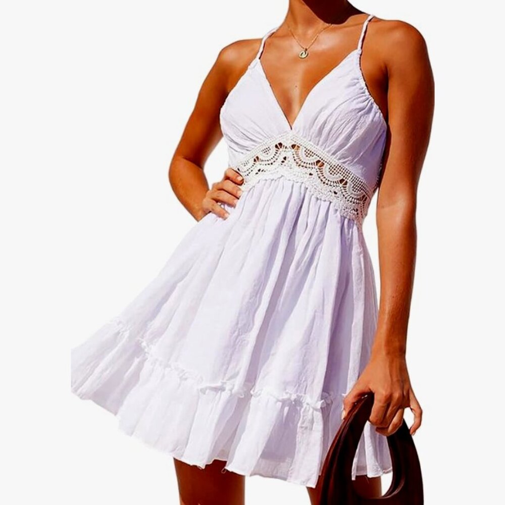 White ECOWISH Dress